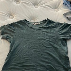 Amo cropped green t shirt